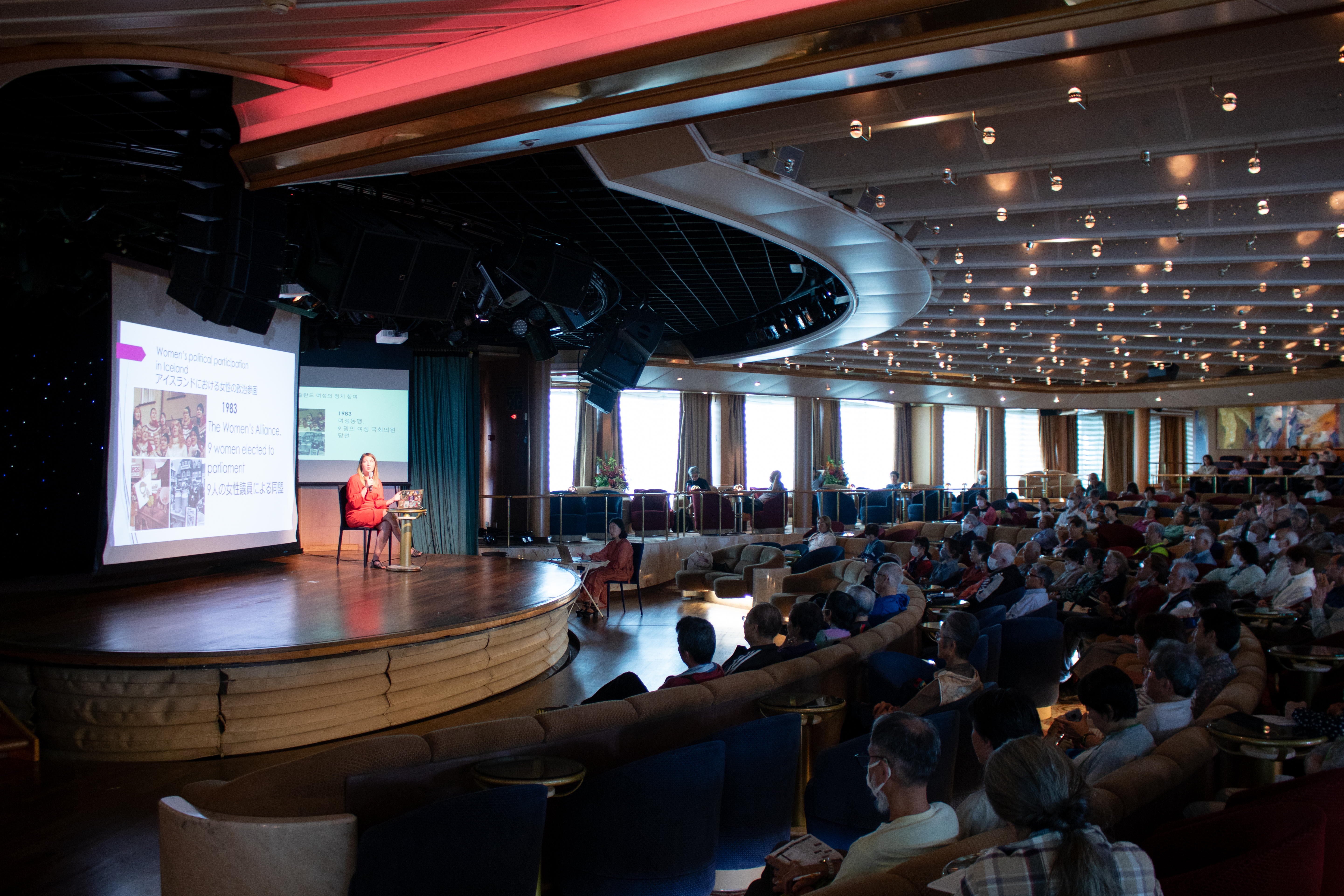 Gender is a popular topic on Peace Boat