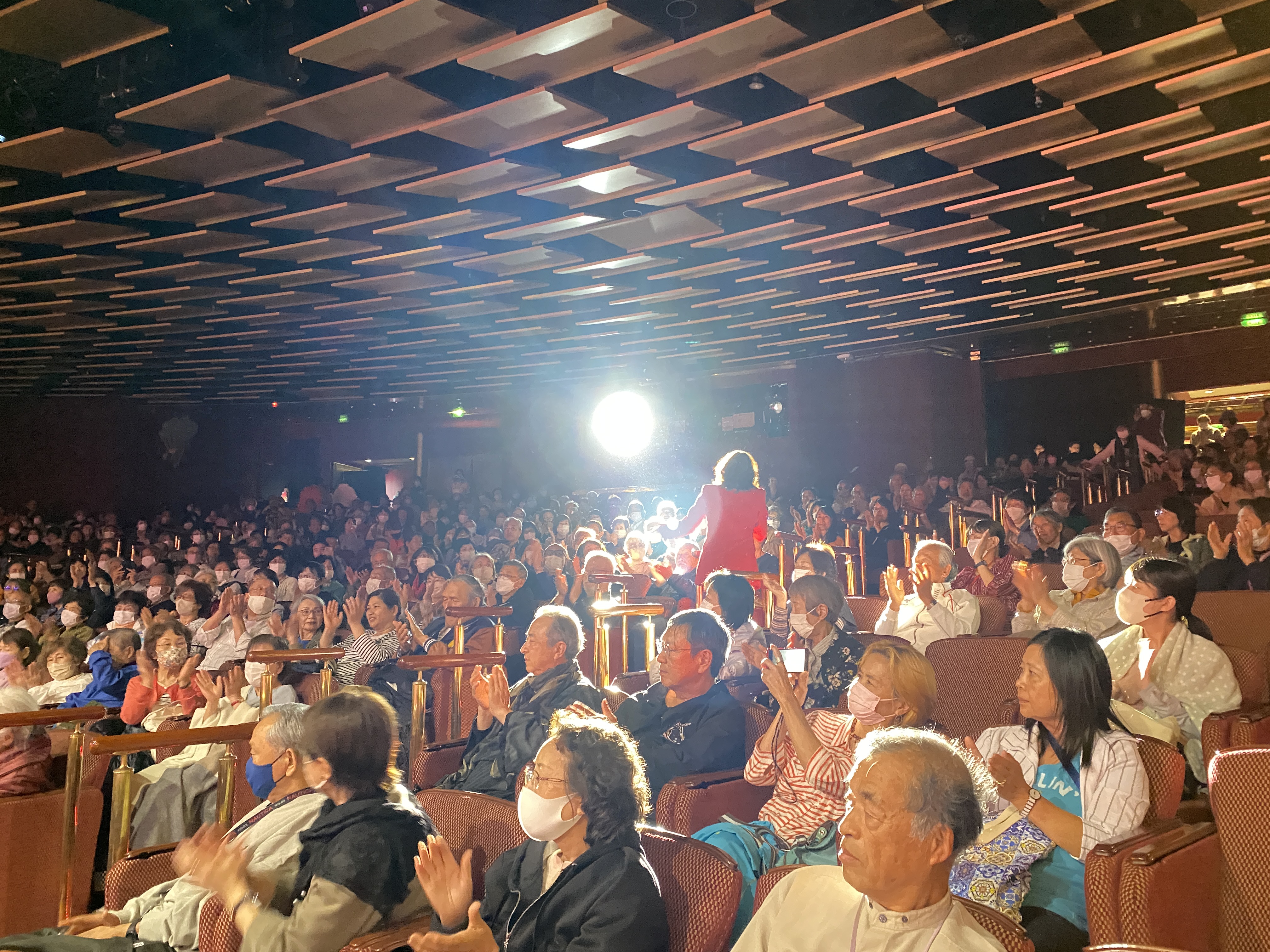 Maja Milinkovic among the audience