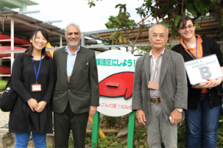 新基地建設をめぐり揺れる辺野古を訪問した様子が、沖縄のメディアで取り上げられました
