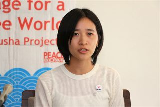 世界で問われた「なぜ日本は核兵器禁止に反対するのか？」 第95回ピースボート帰港記者会見を実施しました