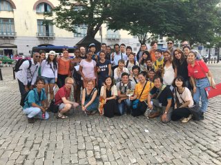 キューバ・日本語を学ぶ大学生と交流（ハバナ）