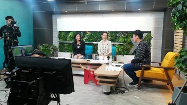 堀潤さんが司会を務める番組「NewsX~8bitnews」に、スタッフの恩田と畠山が出演しました