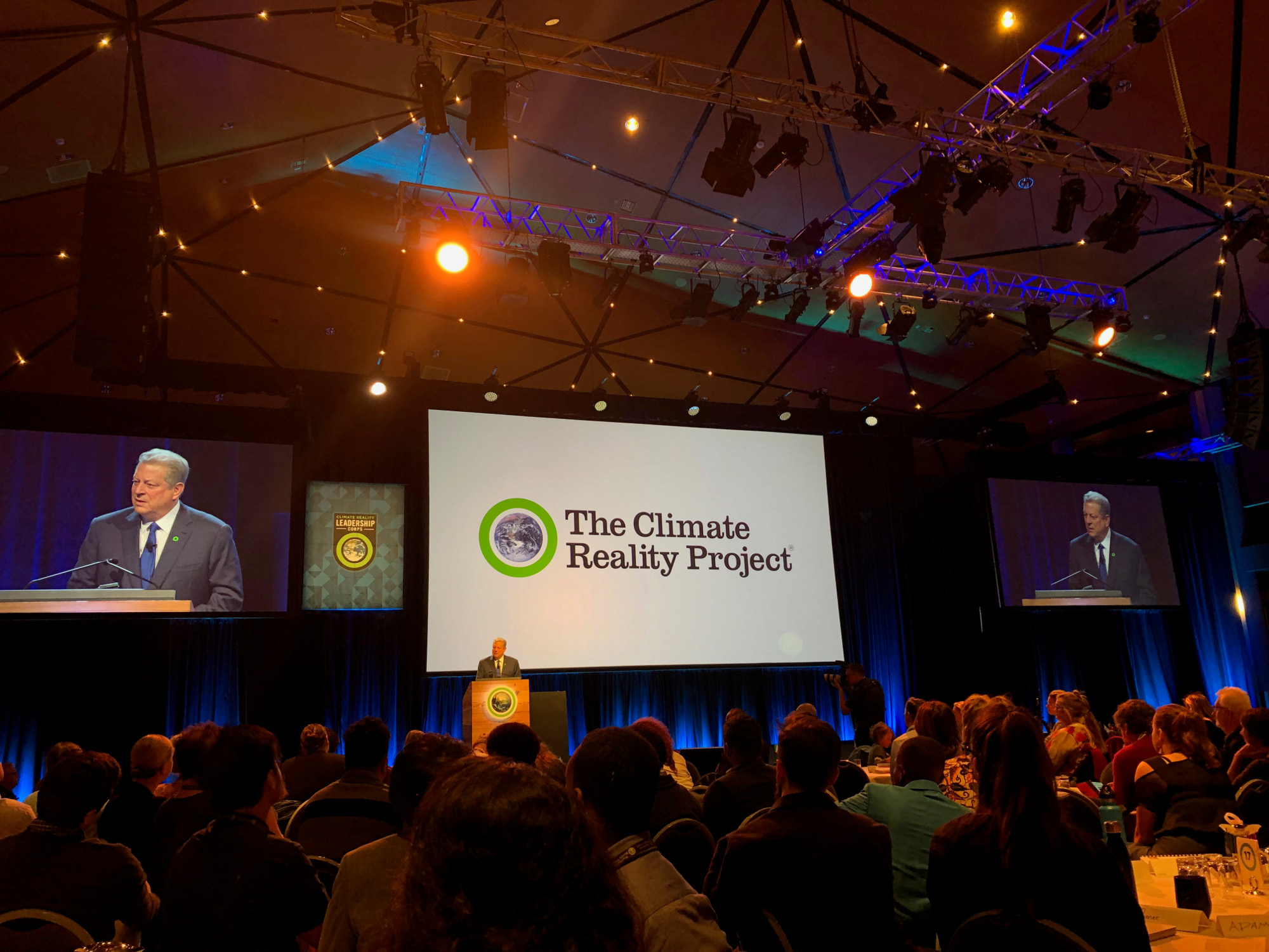 アル・ゴア氏の主催する気候変動リーダーシップトレーニングに参加しました