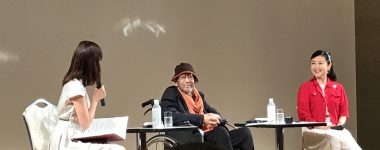 東ちづるさんが核廃絶シンポジウムに登壇。平和についての対談で、おりづるプロジェクトについても話されました