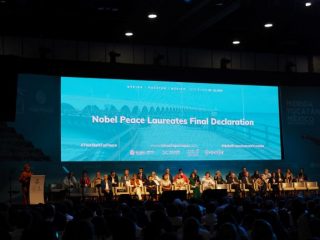 ピースジャム財団のビリオン・アクト・アワードを受賞、ノーベル平和サミットに参加しました