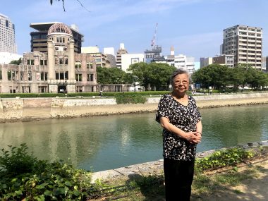 被爆75年の広島・長崎からオンラインで核廃絶を世界に訴えました