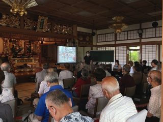 千葉県のお寺で「なんだろう地雷出前教室」を開催しました