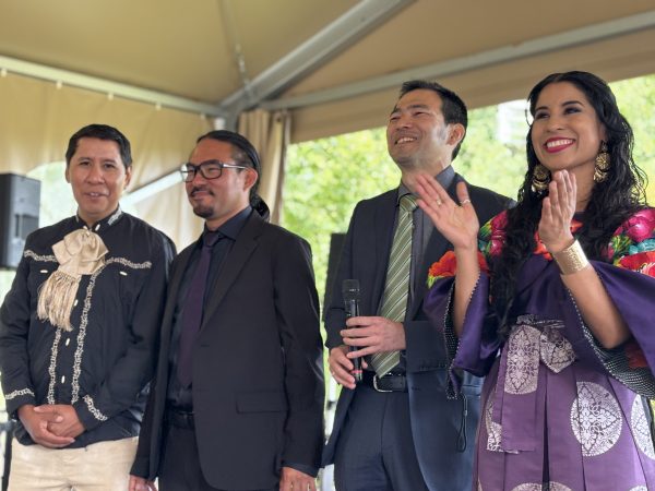 「核のない世界へ 広島メキシコ友好壁画」が完成しました