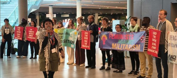 軍事費を気候対策へ。国連会議で「気候正義」の実現を訴えました