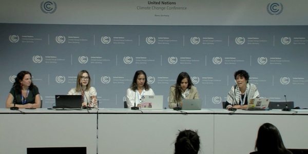 軍事費を気候対策へ。国連会議で「気候正義」の実現を訴えました